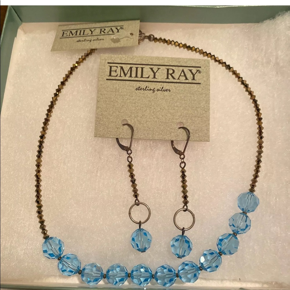 Emily ray necklace and earring set